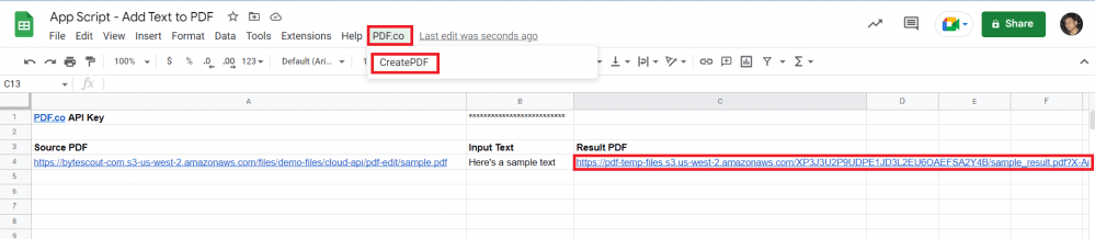 Finish App Script