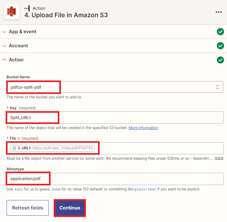 Setup Amazon S3