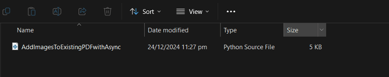 Save Python Program