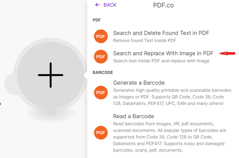 PDF.co Replace with Image