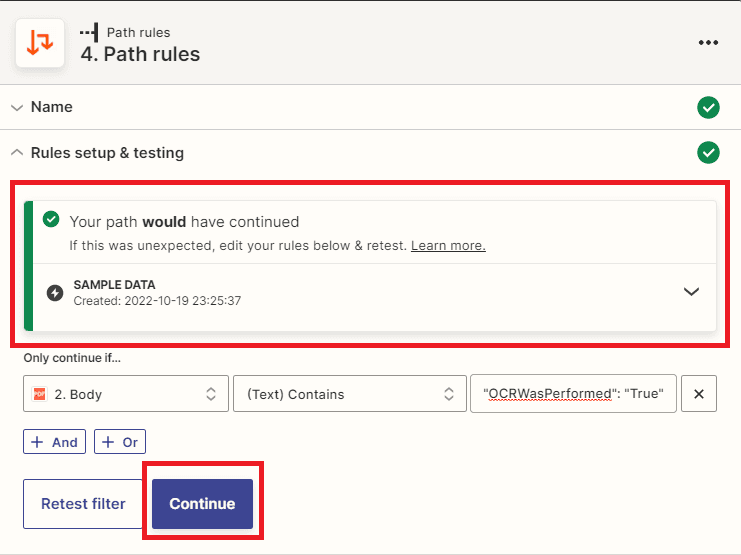 Testing Result