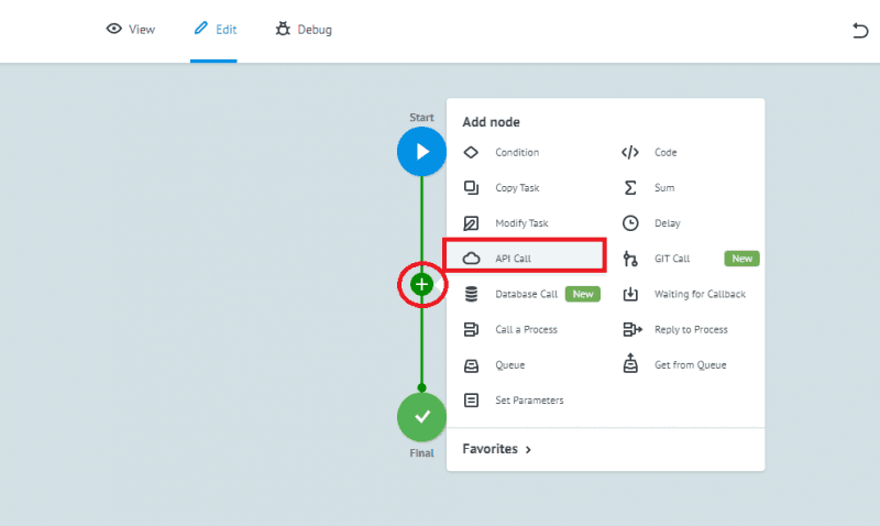 Add API Call