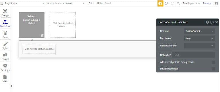 Add Submit Button Click Event