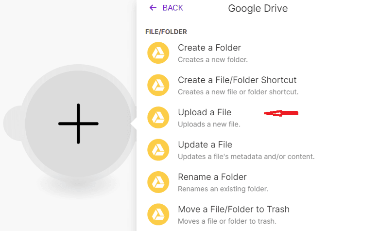 Google Drive Upload File