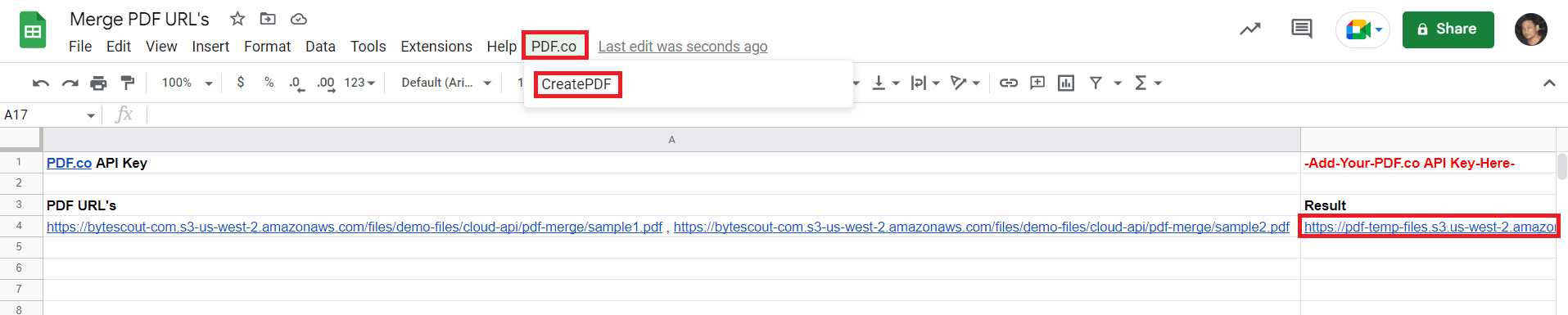 Finish App Script