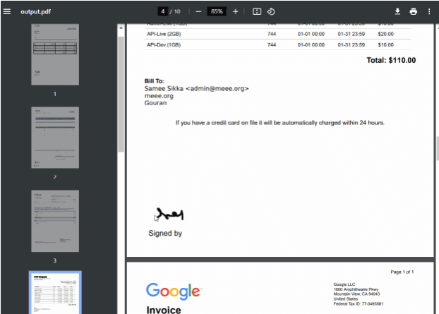 Image Replacement Output