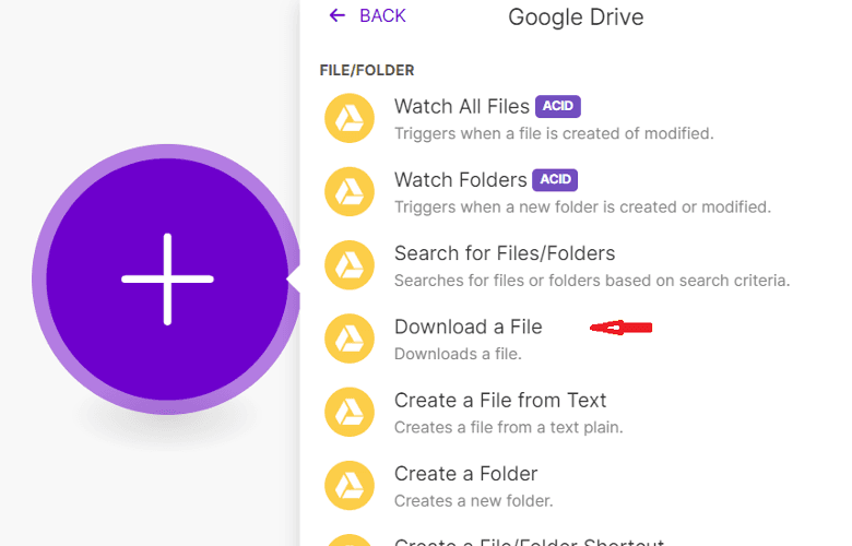 Google Drive Download File