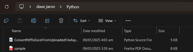 Save Python Program