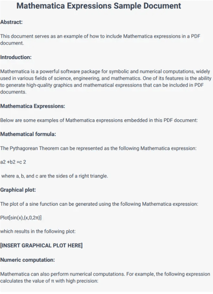 Sample PDF