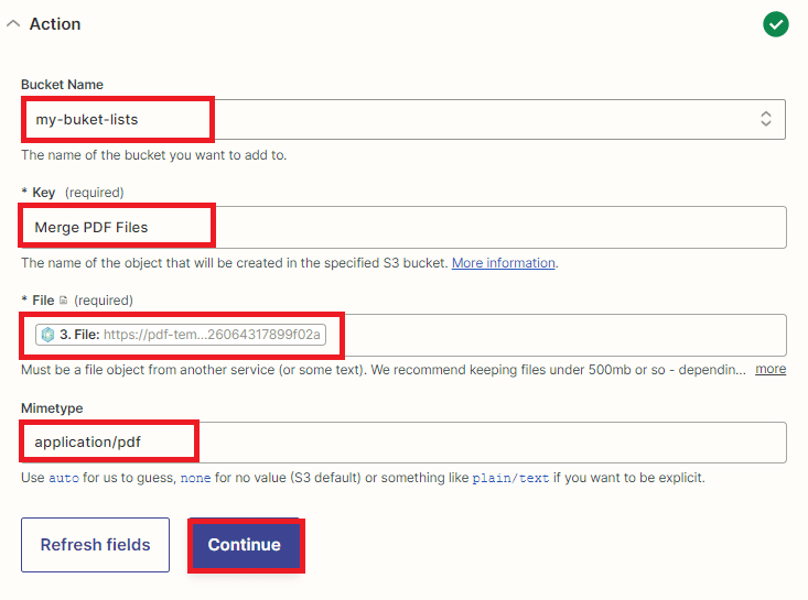 Setup Amazon S3 Configuration