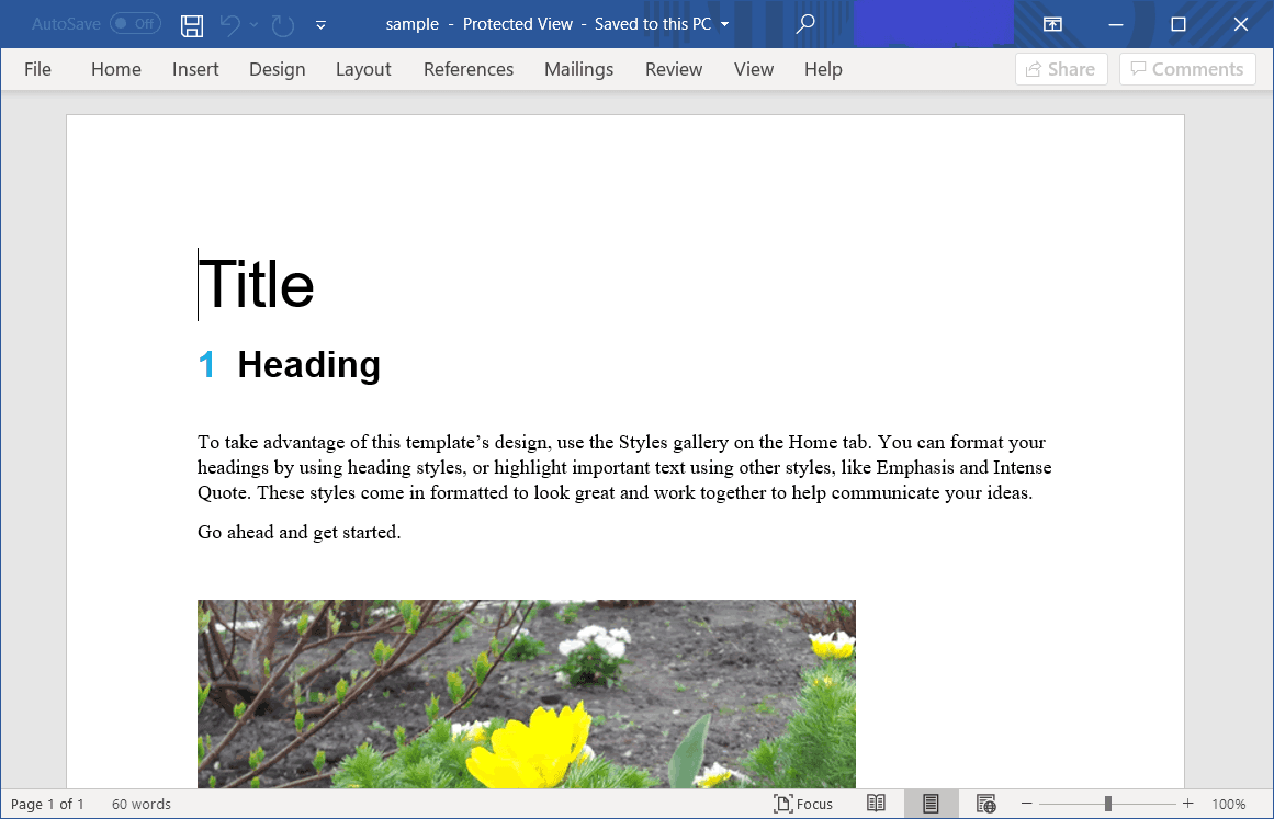 Source DocX To Convert To PDF