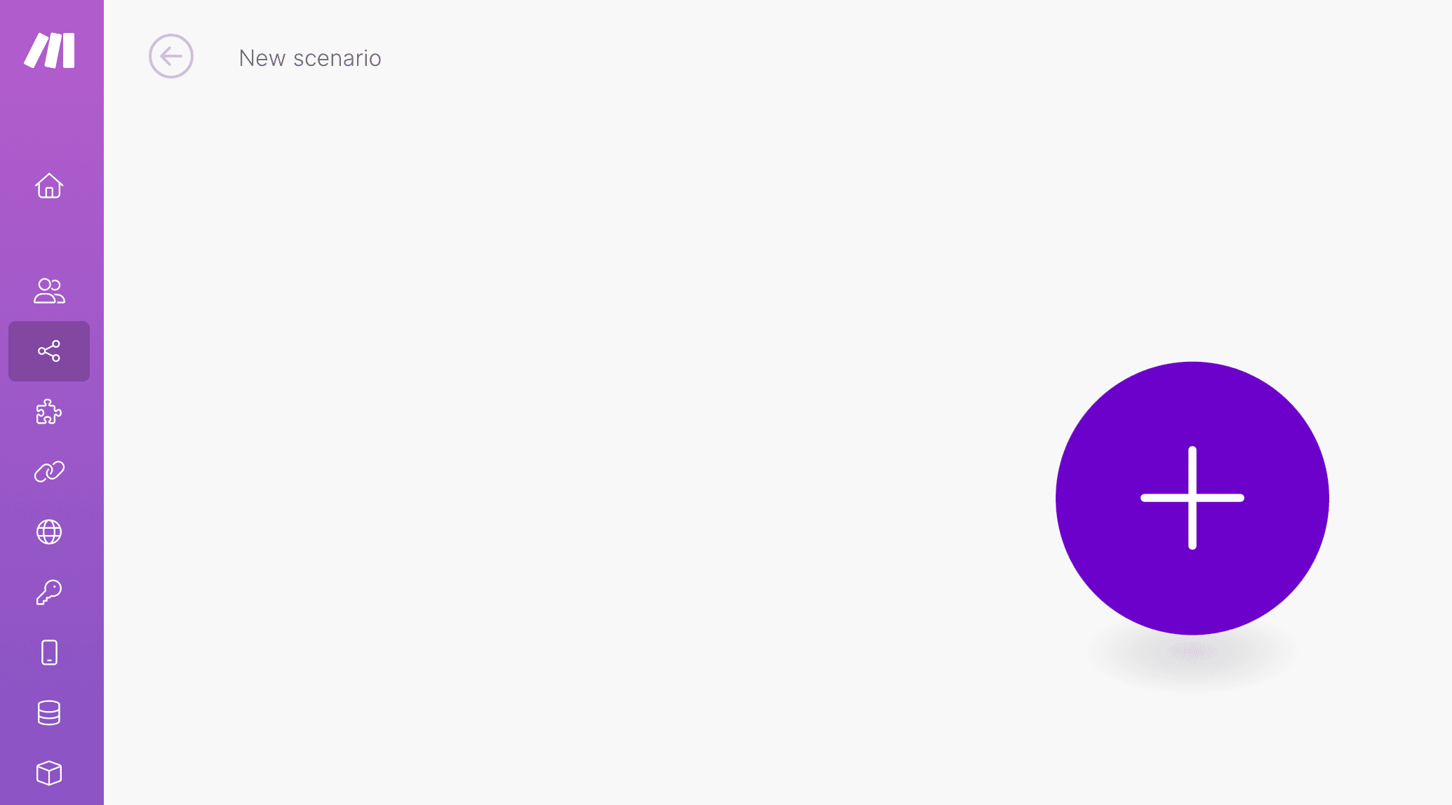 Make: Create a new scenario