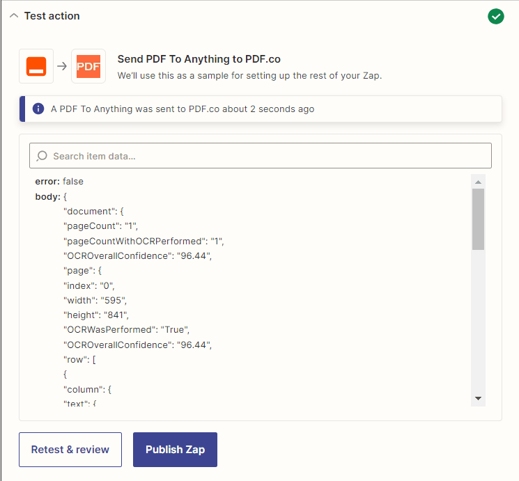 PDF.co Test Result