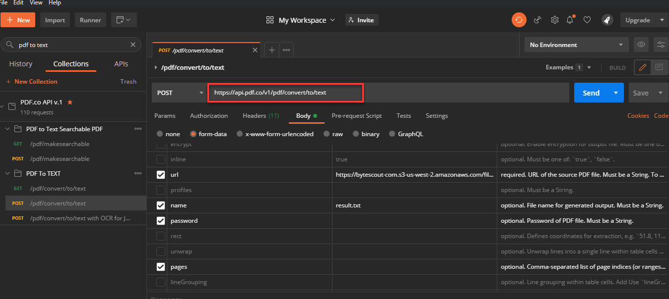 Configure API