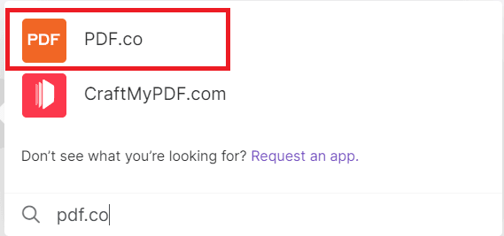 Add PDF.co Module