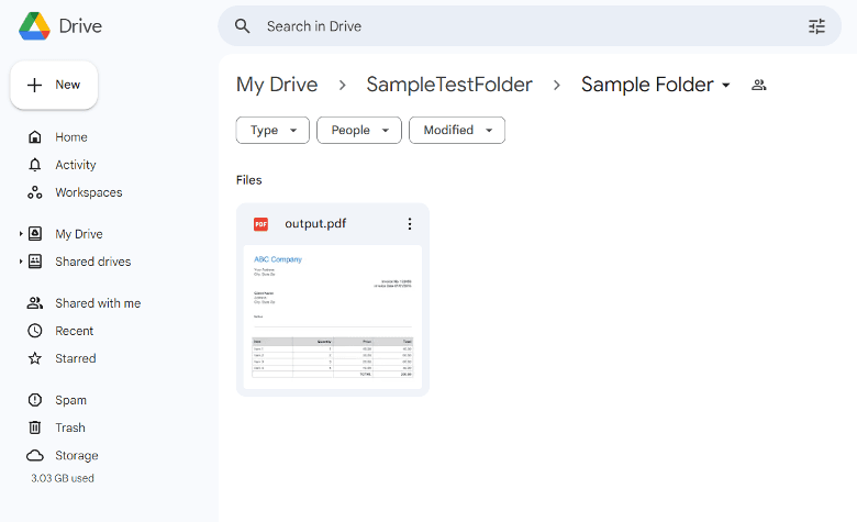 Google Drive Folder