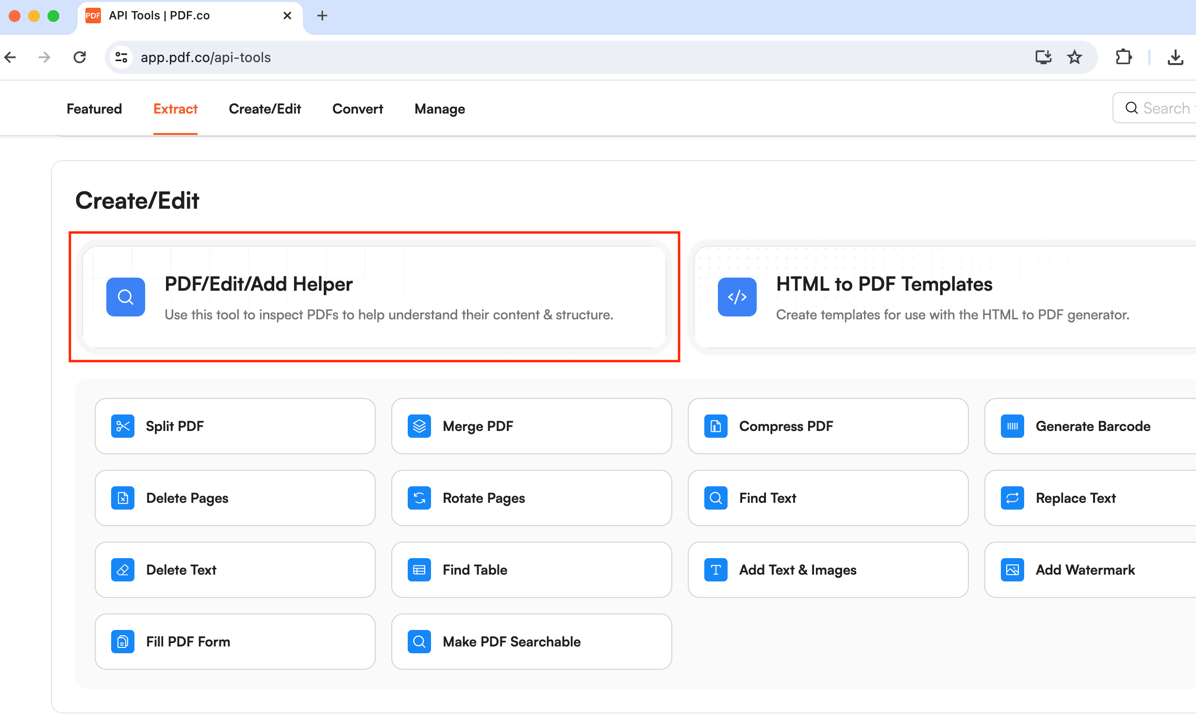 PDF.co PDF/Edit/Add Helper