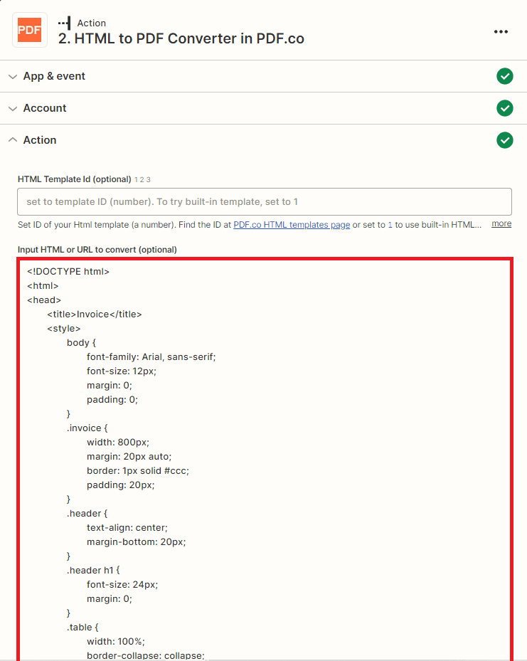 Setup PDF.co Configuration