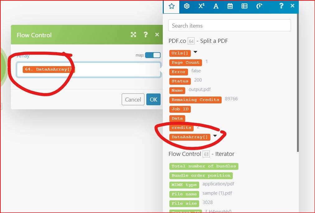 Array Iterator and DataAsArray