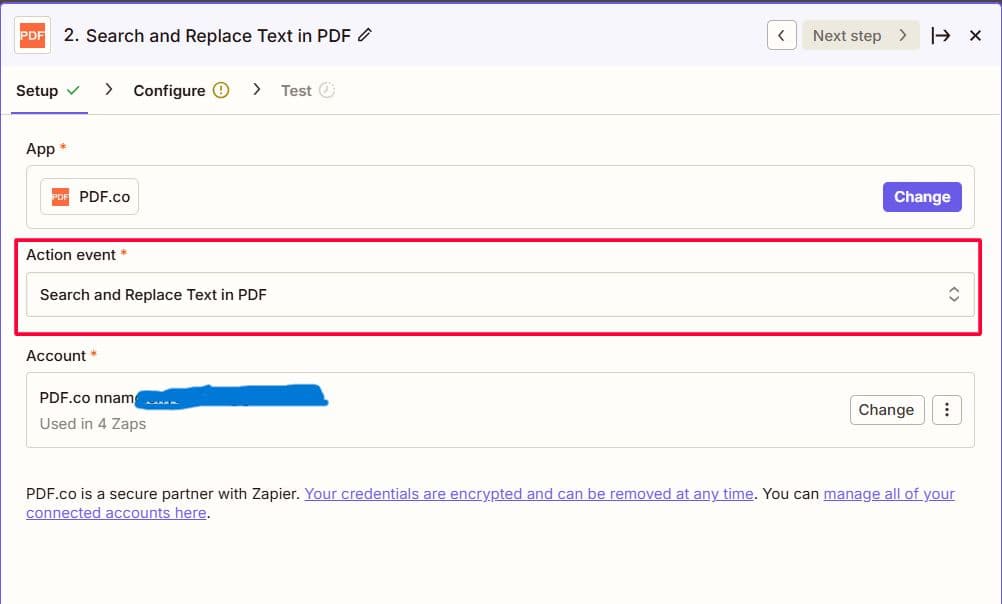 Search and Replace Text in PDF