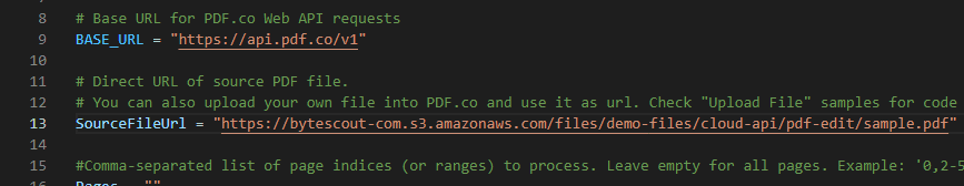 Add Source File URL