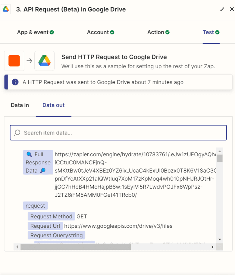 Send HTTP Request