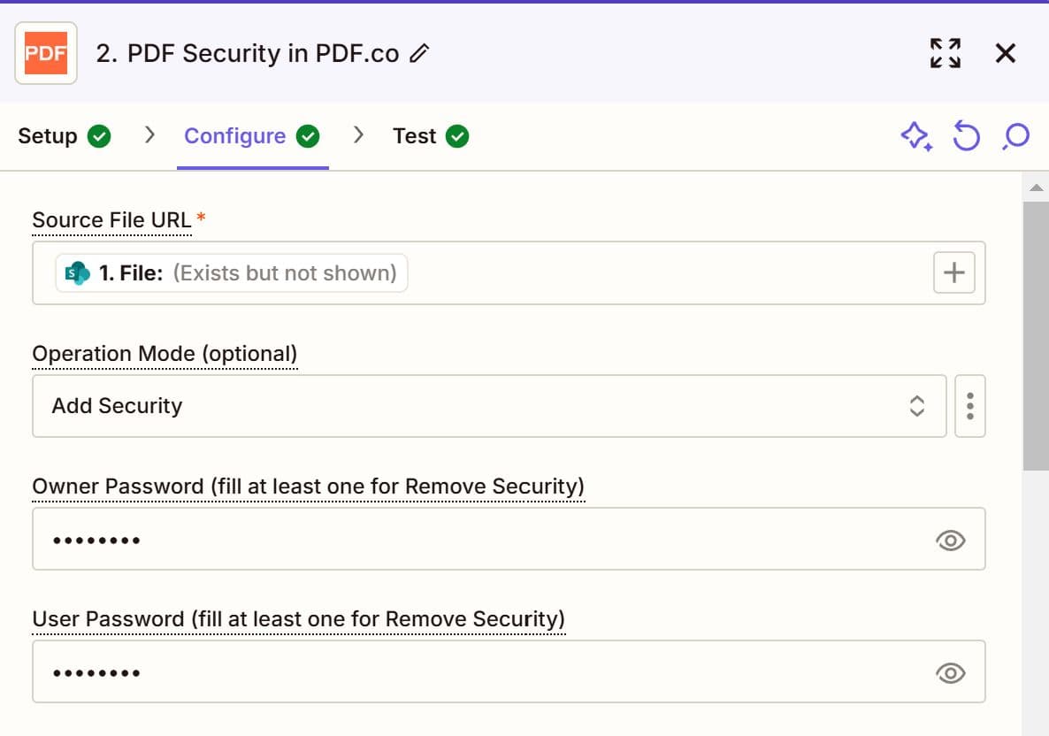 Configure the Module