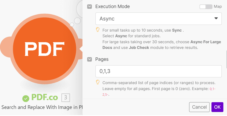Setup PDF.co Replace with Image 2