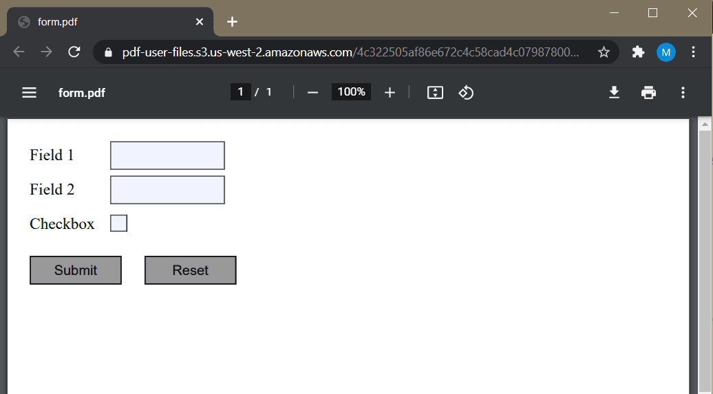 PDF Fillable Form To Fill Out With Asana Data Using PDF.co