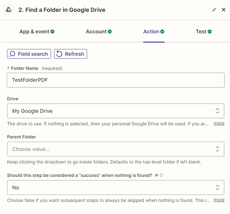 Find a folder