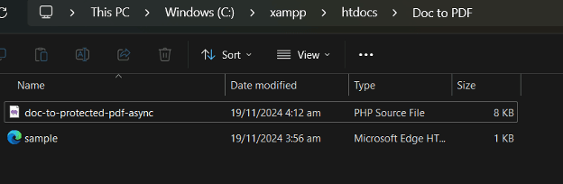 Save PHP File