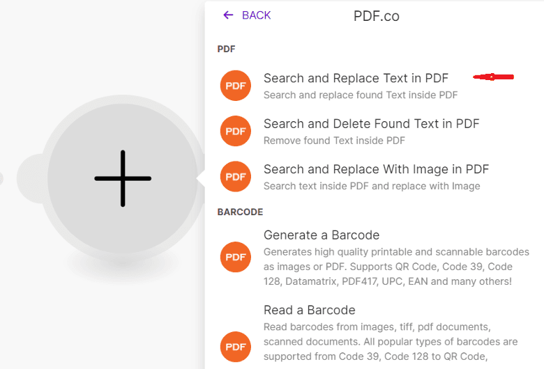 PDF.co Replace Text