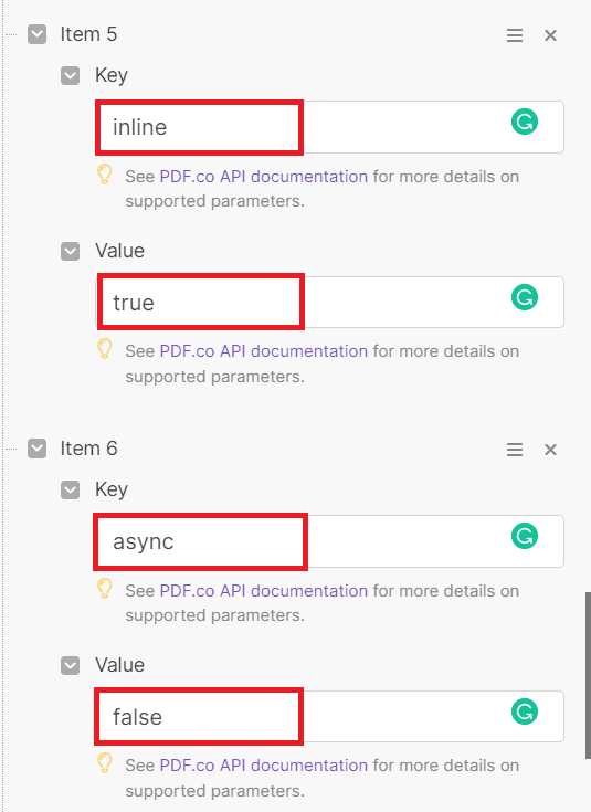 Setup PDF.co Configuration