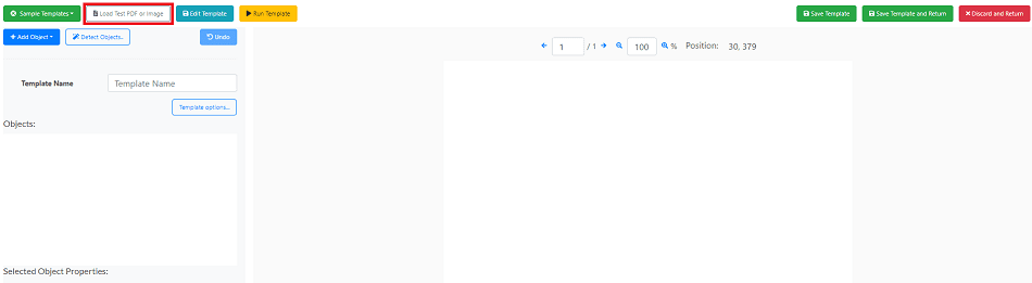 Load Source PDF or Image File