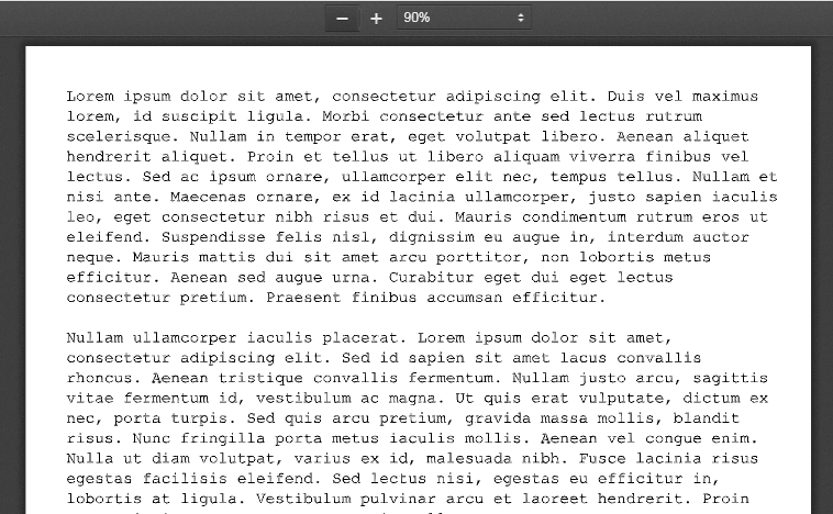Sample PDF With Vectorized Text